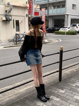 [MADE] Fittney Summer Off-Shoulder Knit