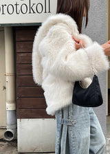 HOLIDAY HOOD FUR JACKET