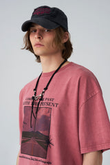 Pigment Road Printed Short-Sleeved