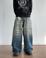 Fair Cat Washing Denim Pants