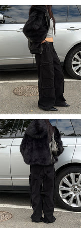 [Unisex] Fur 2way hood jumper(4color)