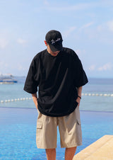 POS OVER FIT HALF TEE