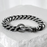 ss-ブラックラインLカーブブレスレット_13mm