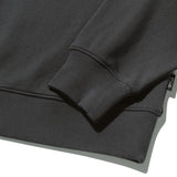 UNI WORDING LOGO スウェットTシャツ - CHARCOAL
