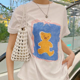 Crayon Bear Box fit Short-sleeved T-shirt