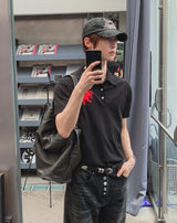 ホース ナンバリング PK ショートスリーブ カラー Tシャツ
