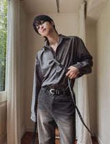 Baski Teen Washed セミバンディングデニムパンツ