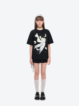 13DE MARZO エンジェルデビルベアTシャツ