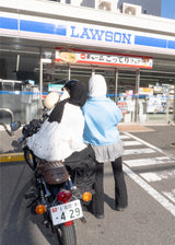 ポケットレギンス2ウェイスカートセット グレー
