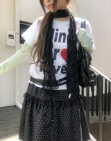 キッチュラブレタリング半袖Tシャツ