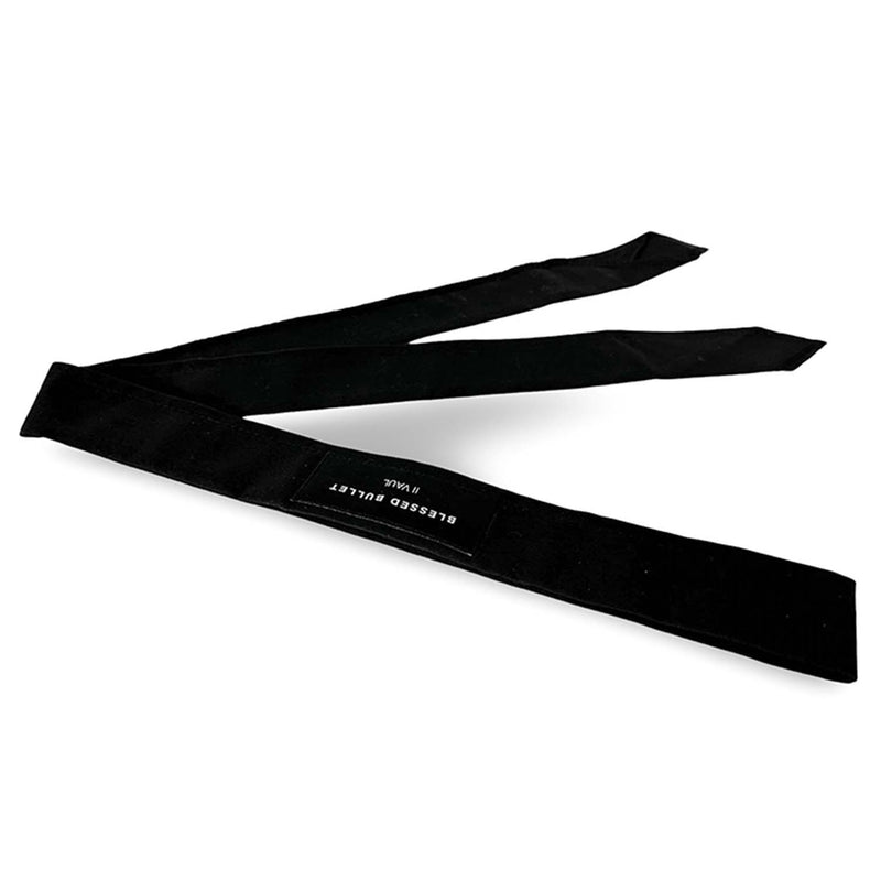 Label multi-tie scarf