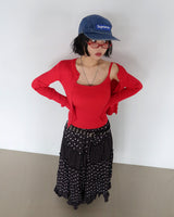 V-neck Knit Sleeveless Cardigan Set
