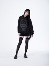 JACQUARD LEATHER COLLAR SHIRTS [BLACK]