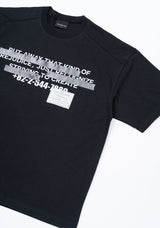 BBD ヒッデンスローガン Tシャツ (ブラック)