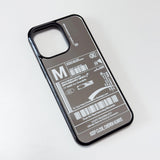 Fresh Love Delivery Label Bumper Mirror Phone Case (WH)