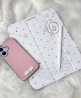 Angel Star Dot Pattern iPad Cover Case