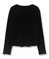 We Love It グラフィックドットロングスリーブ_ブラック