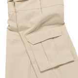 25SS FRONT POCKET WIDE  CARGO PANTS BEIGE