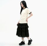 Essential Standard Short Sleeve Ringer T-shirt Cream