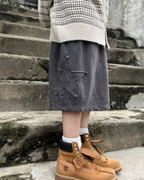 Star Patch Bermuda Pants