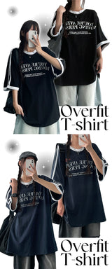 ティアトラックラインショートスリーブTシャツ (4 colors)