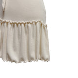 (4color) Wave Flare Sleeveless Tee (Tie Muffler Set)