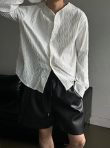 [S/S] レザーバンディングハーフパンツ(4color)