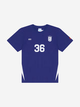 1/2REC RUIT トレーニー ホーリーガン シンボル Tシャツ(BLUE)