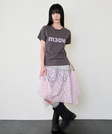 M3OW SLIM T SHIRT - CHARCOAL