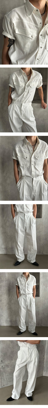 [S/S] Cool two tuck wide pants (3color)