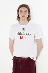This is my idol's short-sleeved T-shirt made of Sorona cool touch ice skin.