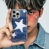 パッチド スター ポケット デニム ヘリテージ ブルー(SV_Epoxy)