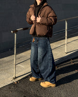 El domingo balloon denim pants
