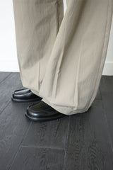 tailored wide slacks