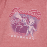 25SS ピグメントシューティングエイリアンショートスリーブTシャツ ダークピンク