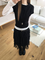 Personal crop knit