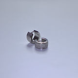 サージカルスチールシャイニングパールリングピアス