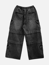 Jerra Multi-Pocket Denim Pants 2C