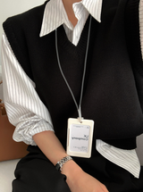 [Lè made/7,000 Sold] ルメイド ベーシック Vネック ベスト