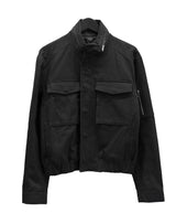 (unisex) トリックコットンハイネックジャケット