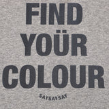 FIND YOUR COLOR Tシャツ (CROP FIT)