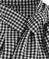 Noelle Gingham Scarf Blouse