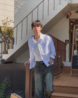 ロフォーム リベット クロップ ロングスリーブ シャツ