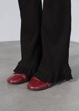 STUD FLAT SHOES