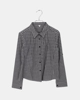 Bush Check Collar Slim-Fit Long-Sleeve Shirt