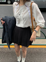 [MADE] Peto Pintuck Mini Skirt