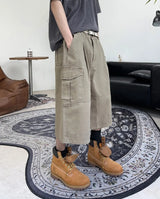 Ferid Stone Washed Cargo Bermuda Pants