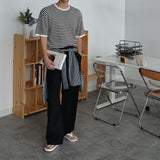 ASCLO Alone Mini Border Short Sleeve Knit (5color)