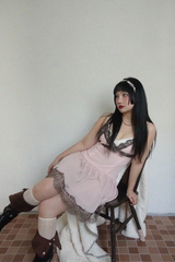 BOHO WOOD BEADS STRING BELT (IVORY, BLACK 2COLORS!)