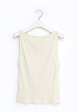 side slit boat sleeveless(3color)